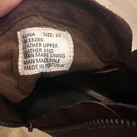 Miz Mooz Brown LunaLeather Ankle Boots-Brandy 10 women - Picture 3 of 4